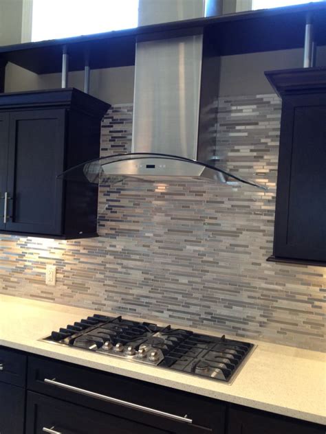 black stainless backsplash|More.